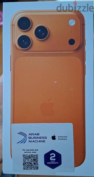 Apple - iPhone 17 Pro Max cosmic orange جديد زيرو خالص ضريبه ضمان محلي