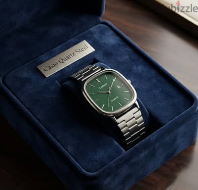 Casio Quartz Steel  ساعه