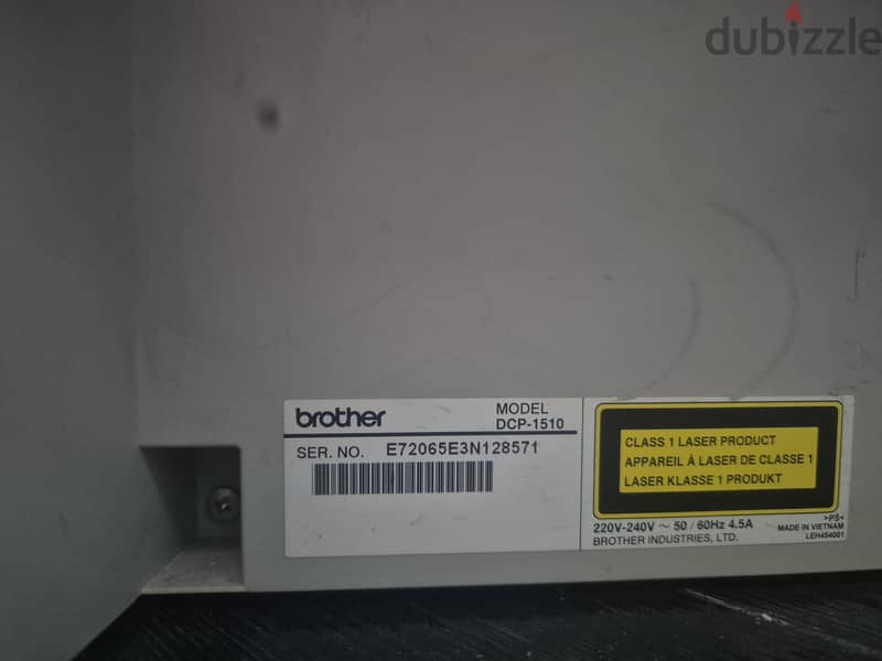 Brother Printer 3-in-1 DCP-1510 5