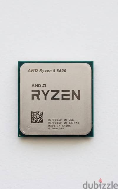 Ryzen 5 5600 جديد متبرشن بالكرتونه معاه ضمان محلي