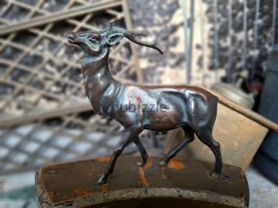 vintage bronze handcrafted statue تمثال ديكور