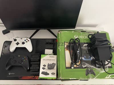Xbox one new with all games and belongs