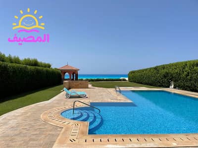 Luxury 6-Bedroom Beachfront Villa with Private Pool in Venus 2 North Coast – Near Marina
