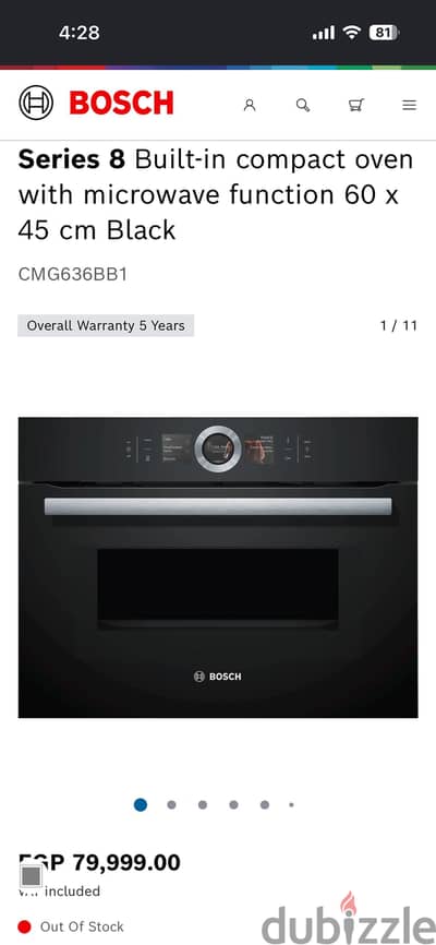 Bosch Oven $ Microwave