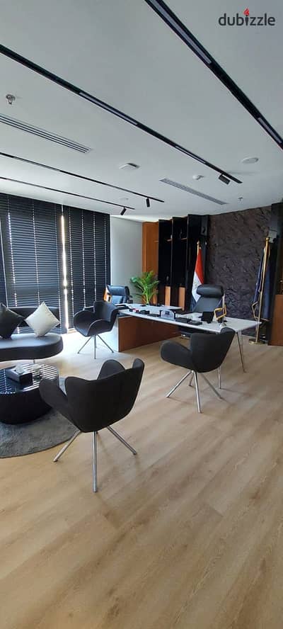 مكتب اداري 350م جاهز للتشغيل بالفرش كامل بموقع مميز - Mivida Business Park مكتب اداري 350م جاهز للتشغيل بالفرش كامل بموقع مميز - Mivida Business Park