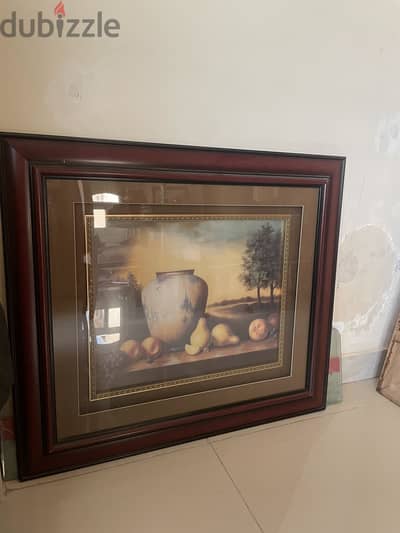 Classic Fruit & Vase Framed Artwork