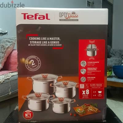 طقم تيفال جديد متبرشم ب 6500