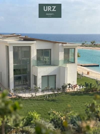 Double view chalet with 1 year delivery fully finished with ACs in a prime North Coast location near Azha The Med Naya and Mountain View with 8 year i