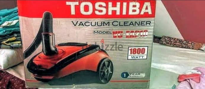 مكنسه توشيبا 1800وات جديده لم تستخدم نهائي داخل الضمان متبرشمه