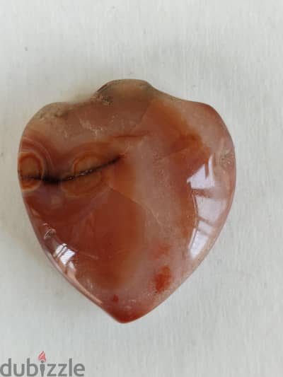 حجر عقيق يماني أحمر كبدي (Banded Agate)