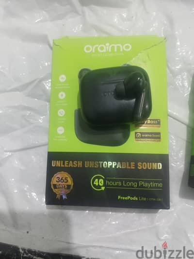 سماعه اورايمو الاصليه oraimo freepuds lite بوكس +فرده يمين
