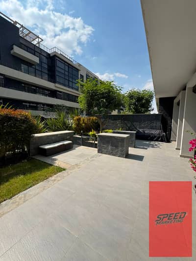 Hotel apartment for rent in the best compound, The Waterway, the best residential area, the best location, close to all services and 3 minutes away fr