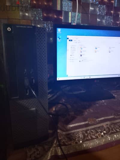 كمبويتر dell optiplex 9020sff متركب علية كرت شاشة خاريجي quadro p620