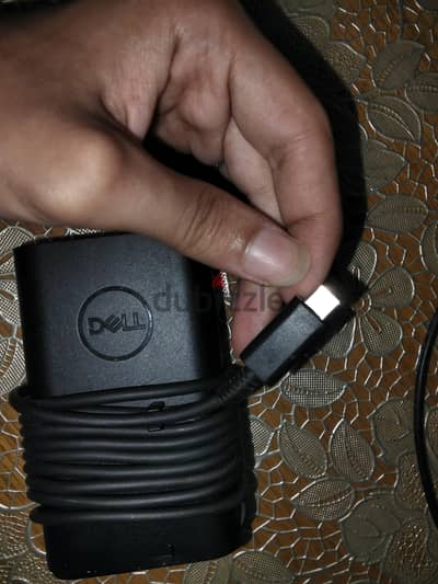 شاحن لاب توب dell بقوة ٦٥ وات type c