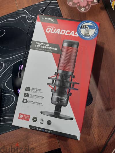 Hyperx quadcast mic + stand