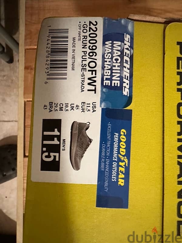 Sketcher 45 EU - Run Pluse Performance - Off White 4