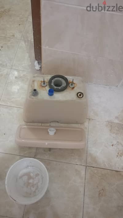 طقم حمام حوض وقاعده