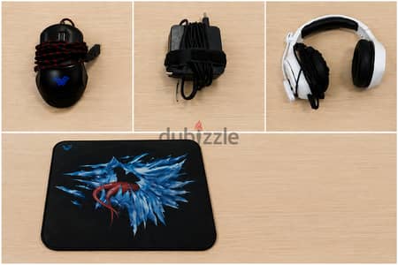 Complete laptop accessories set. | مجموعة ملحقات اللابتوب كاملة