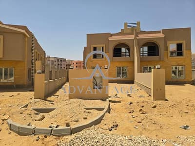 287 sqm Semi-Finished Villa for Sale in Maadi View Compound, El Shorouk | 199 sqm Private Garden | Ground, First & Roof