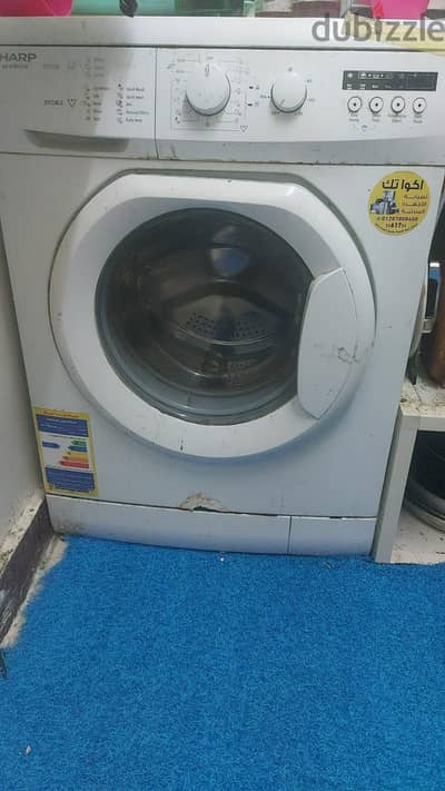 غسالة غسالة شارب 7 كيلو موديل es fp710bx3 s