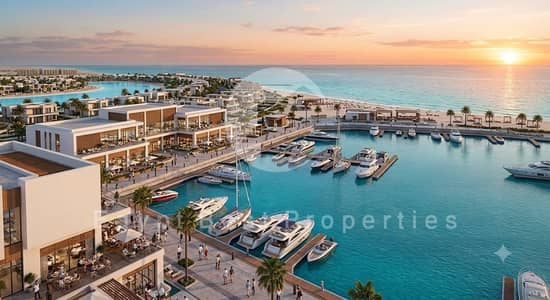 Own a chalet on the marina in Ras Al Hikma | 5% down payment | Jacuzzi | Fully Finished | ACs | Installments up to 10 years