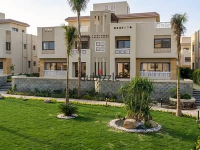 توين هاوس متشطب بالكامل للبيع بوحدات المطبخ والتكييفات إستلام فوري في جرين 4, مباني إدريس, مدينة 6 أكتوبر . . . . . . . . . . . . . .