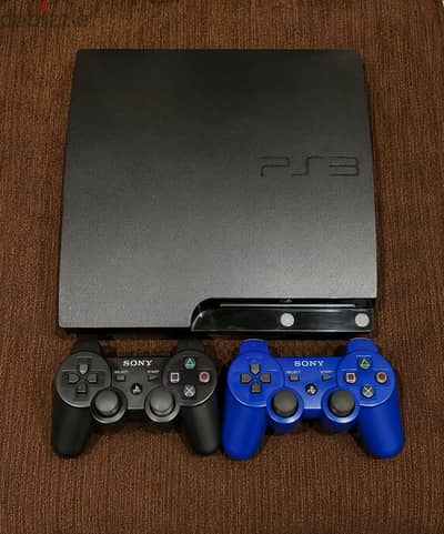PlayStation 3 Slim 320GB موديل CECH-3001B بحالة جيدة