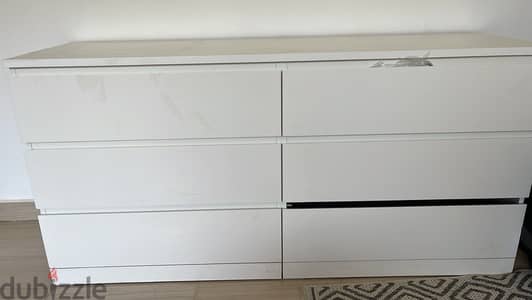 Expat urgent sale ikea chest of 6 drawer large