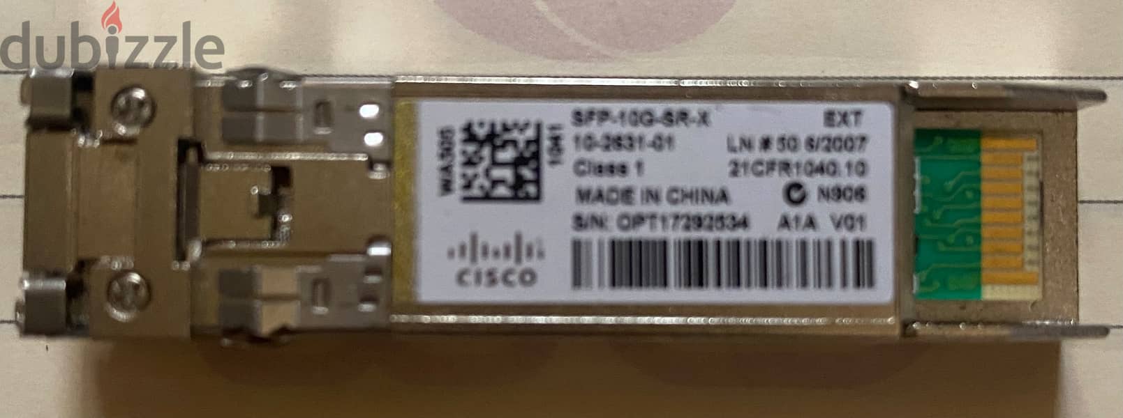 Transceiver 10G SFP 1