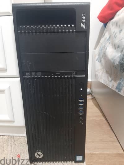 hp z440 computer workstation+radeon pro wx7100 8gb+16gb ram +شاشة 22