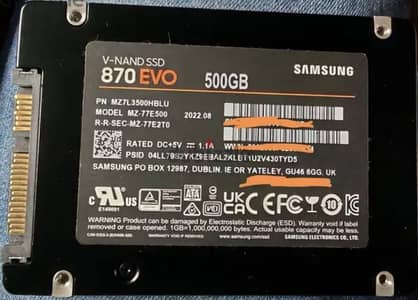 Samsung Evo 870 500GB