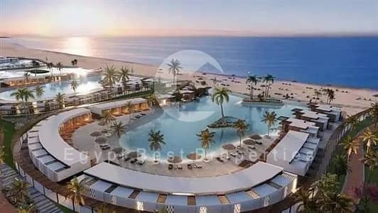 Bait_El_Bahr Sidi Heneish | #Maldives_Of_Egypt | 2 Bedrooms Sea_View Chalet | Wide Terrace | 10% Down Payment | First Release Prices