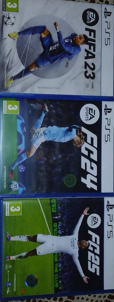 PlayStation 5 game disc fifa 23/24/25 ألعاب بلايستيشن فيفا