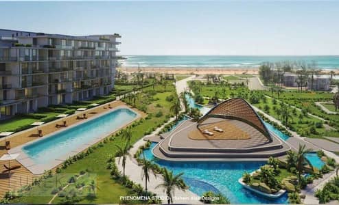 استوديو ,فندقي جاهز متشطب ومفروش  تشغيل Hilton العالمي |  ثنائية الطبيعة الساحرة  بفيو مزدوج (بحر ولاجون)