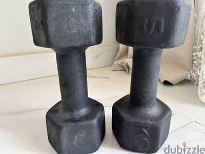 دامبل  خمسه كيلو
