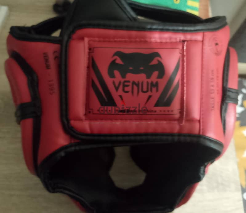 Boxing headgear and gloves 2