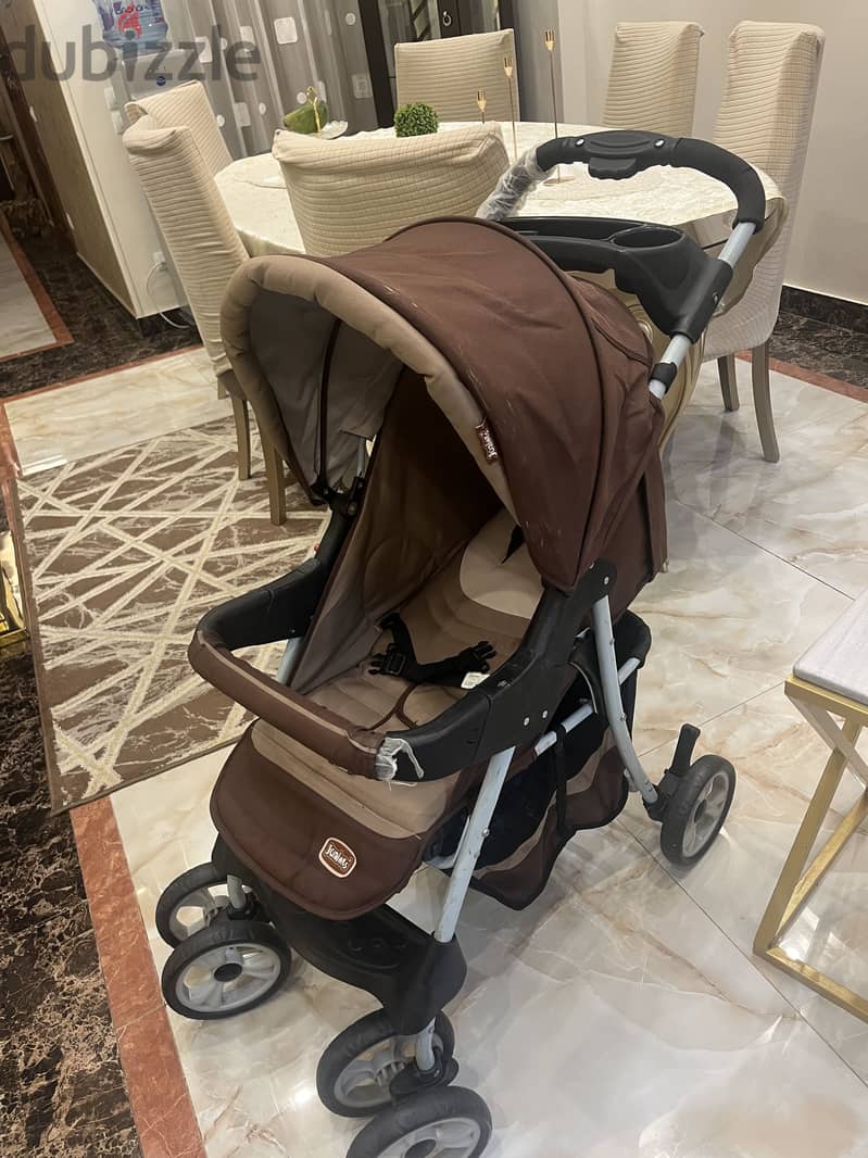 Stroller from zero to five years old with car set 6
