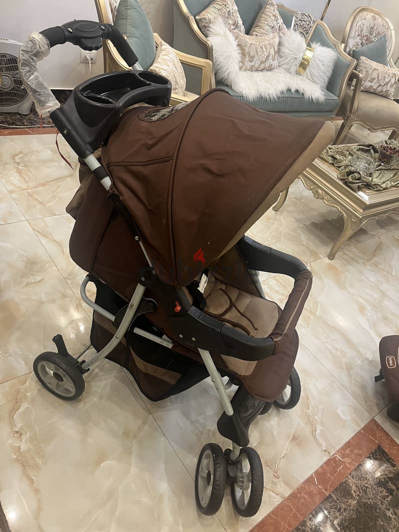 Stroller from zero to five years old with car set 8