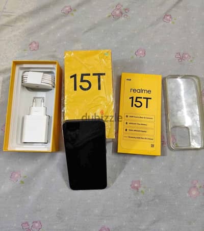 Realme 15t  256  ram 12  كسر زيرو أقل من شهر
