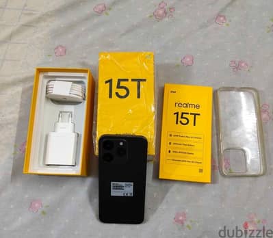 Realme 15t  256  ram 12  كسر زيرو أقل من شهر