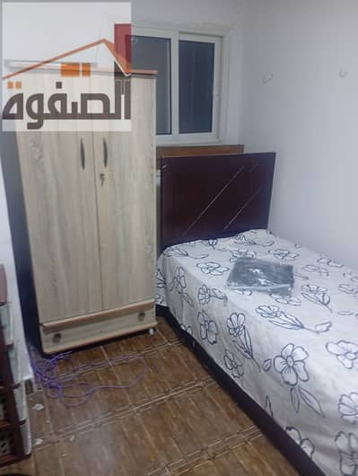 Furnished studio for rent in Maadi, steps to 77 Street and Maadi Club and Suaris Square, and close to the technological village, and very close to the metro and all transport and services