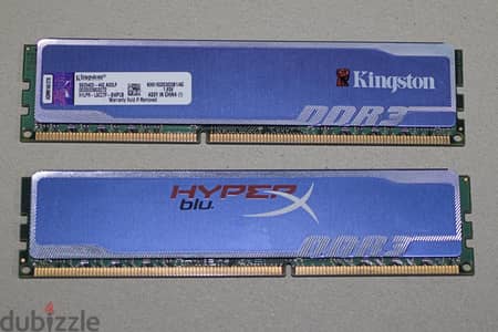 8gb (4gbx2) DDR3 Kingston