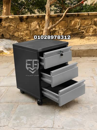 وحدة ادراج صاج 3 درج بعجل