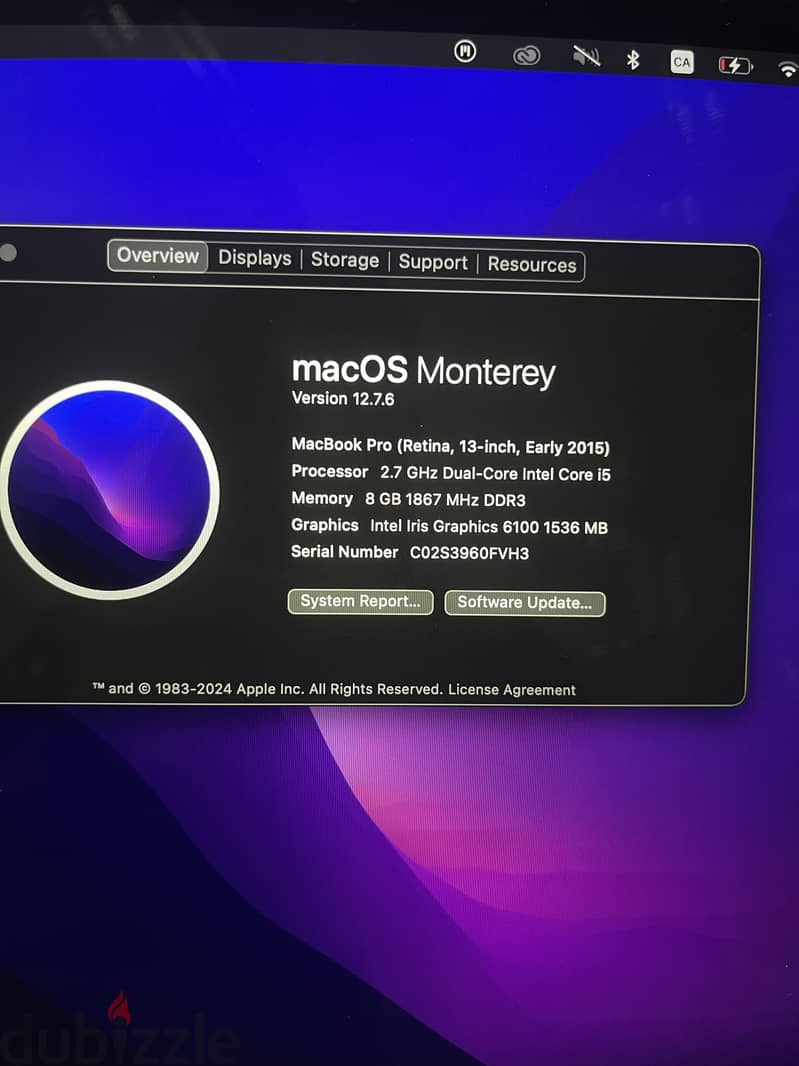 Macbook pro early 2015 13 inch 5