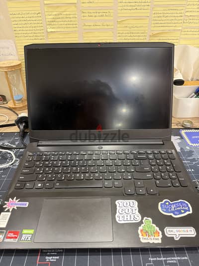 لاب توب Lenovo ideapad gaming RTX 3050 حالة ممتازة بالعلبة