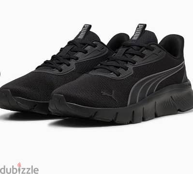 Puma black sports shoes