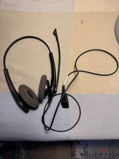 Jabra Biz 1500 Duo USB Headset – Like New