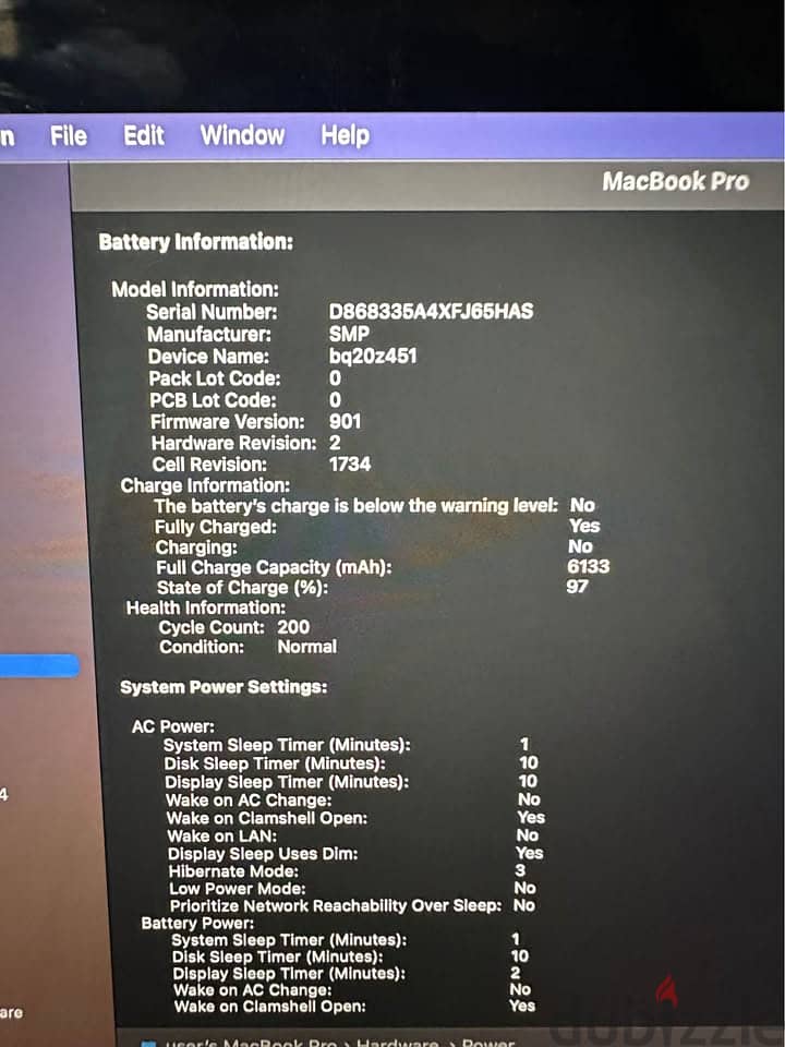 macbook 2018 15.5inch 1