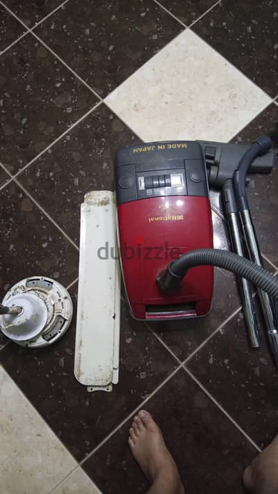 مكنسه ناشونال2000وات ياباني ومروحه سقف