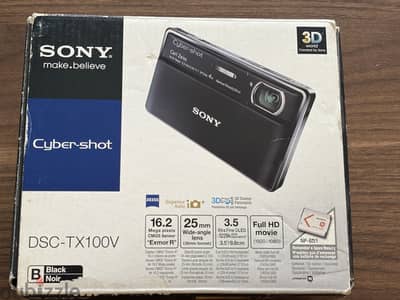 كاميرا سوني SONY Cyber-shot DSC-TX100V  – 16.2 ميجابكسل – Full HD – 3D